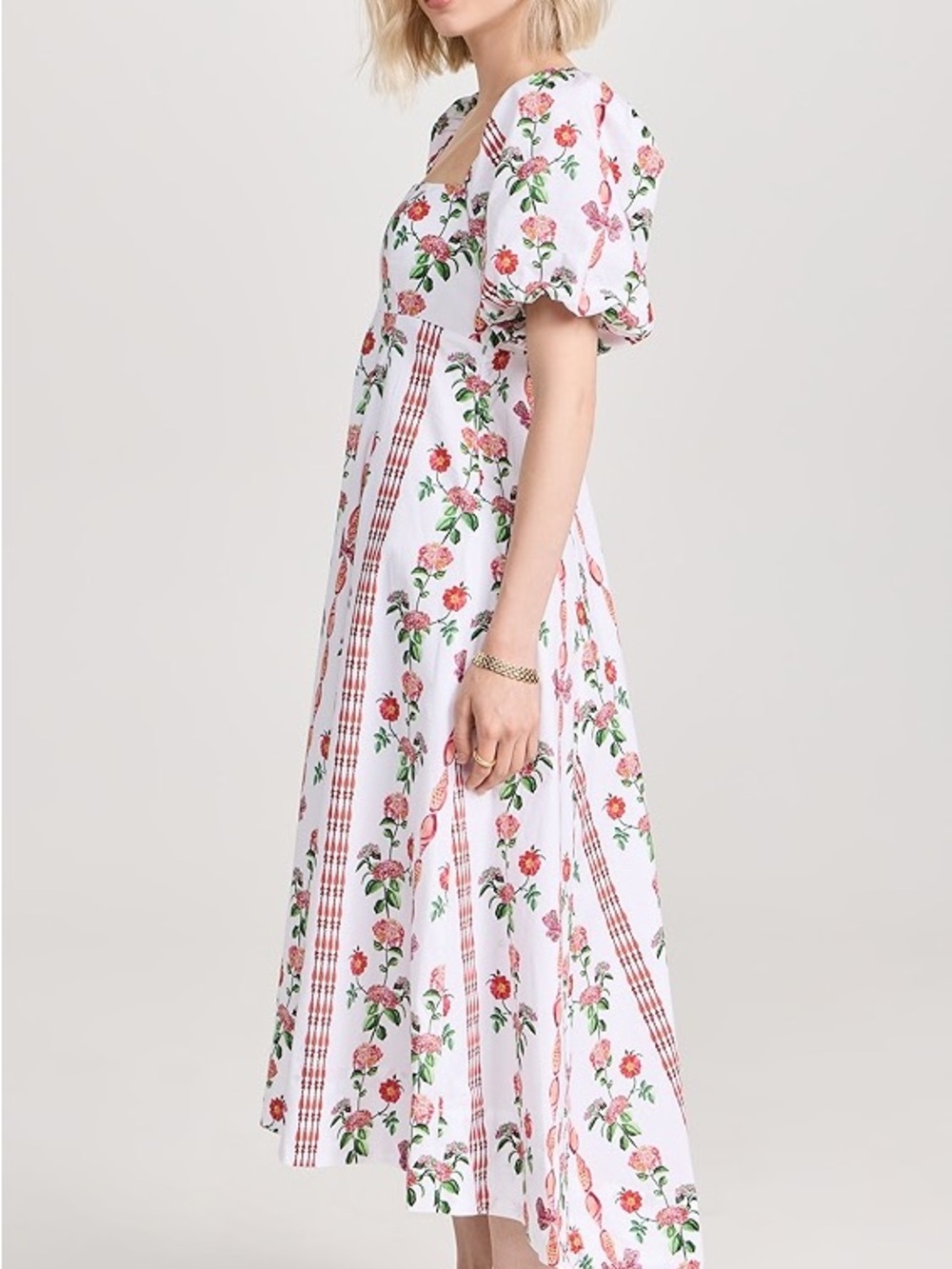Hill House Home Red Vine Shell Stripe Matilda Dress